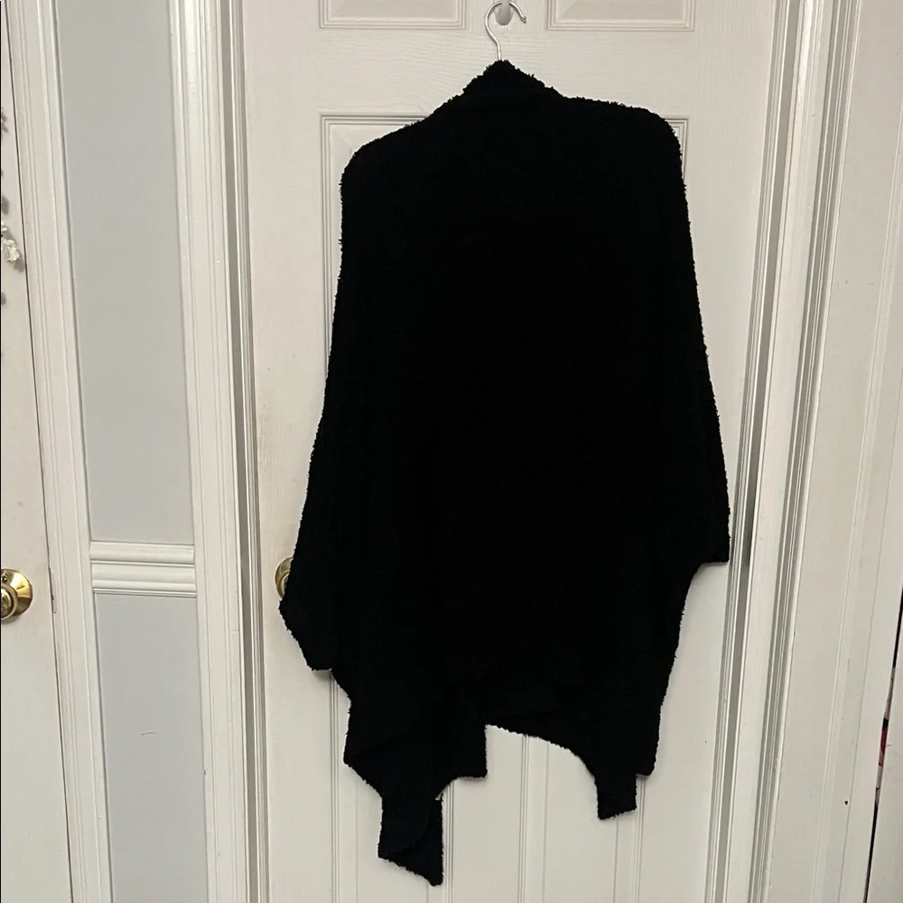 Big Blanket Co Black Fleece Blanket Premiere Plush Wrap - Picture 7 of 10